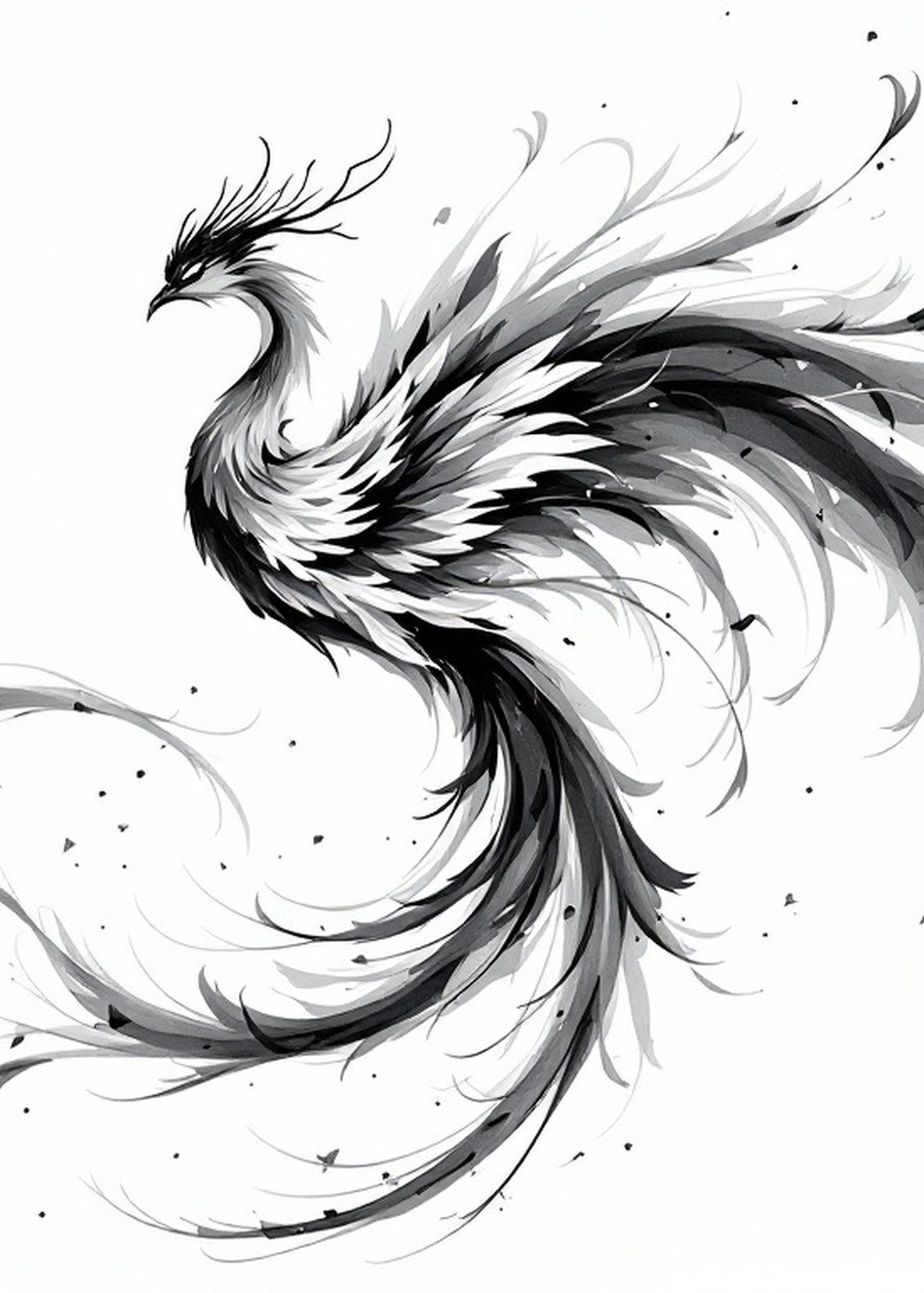Phoenix Asian Wall Art Set of 3, Asian D